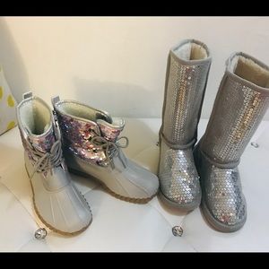 🤩Silver boot bundle size 1♥️